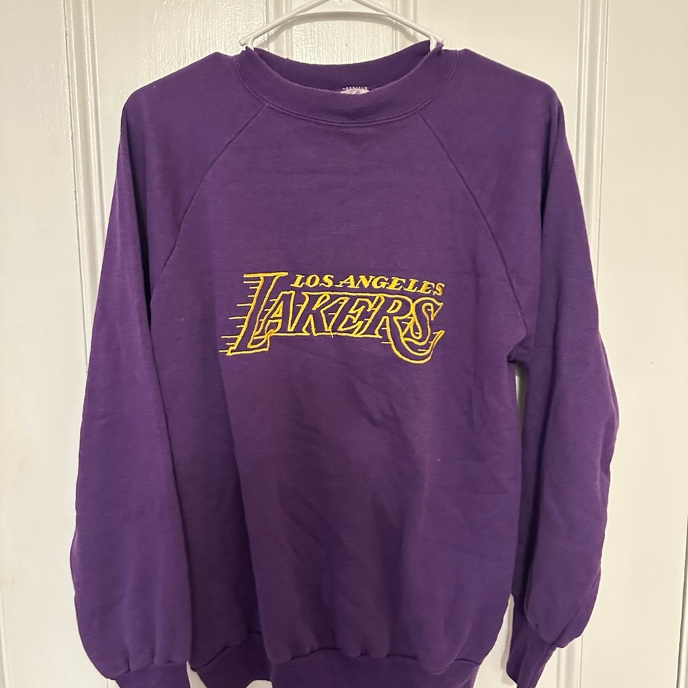 LOGO 7 Purple Crewneck Sweater